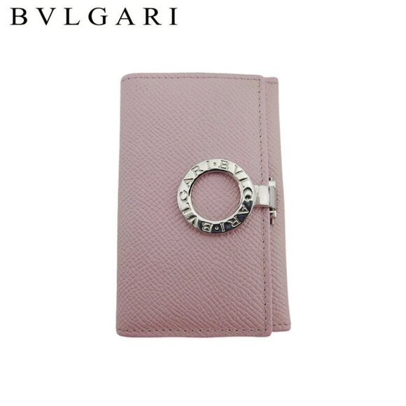 BVLGARI Coin Case Bulgari Bvlgari Pink Leather Authentic Used - Picture 6 of 11
